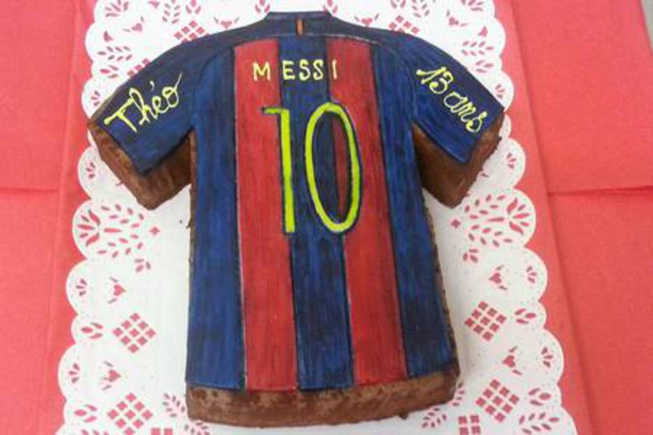 Fondant Chocolat - Thme Maillot de Foot