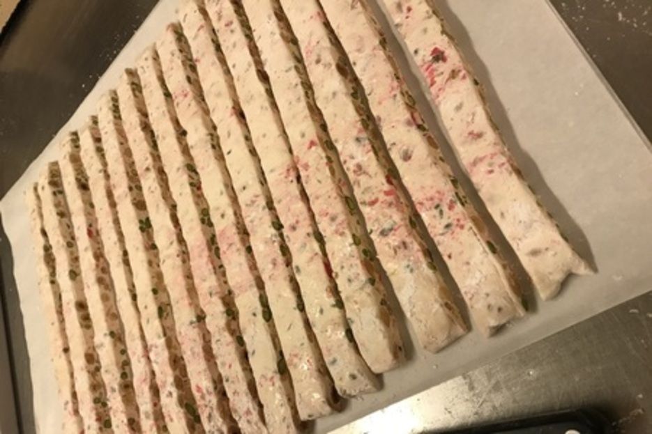 Dtaillage de Nougat tendre